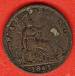 1 Farthing 1865 - toothed border 1 Farthing 1865 - toothed border