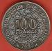 Reversul lui 100 Francs 1987