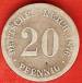 20 Pfennig 1876 F