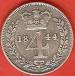 4 Pence 1844 (Groat) - Maundy money 4 Pence 1844 (Groat) - Maundy money