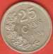 25 Centime 1938
