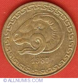 20 Centimes 1987 F.A.O.