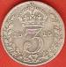3 Pence 1915