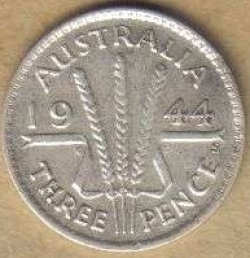 3 Pence 1944 3 Pence 1944