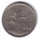 Reverse of 10 Cents 1997