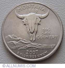 Image #1 of State Quarter 2007 P - Montana
