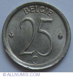 25 Centimes 1971 (Belgie)