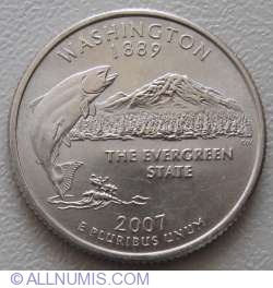 State Quarter 2007 P - Washington 