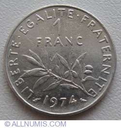 Image #1 of 1 Franc 1974