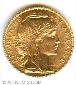 Image #2 of 20 Francs 1911