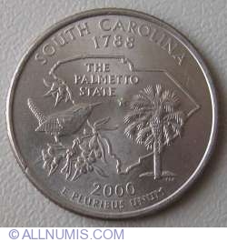 Image #1 of State Quarter 2000 P - South Carolina 