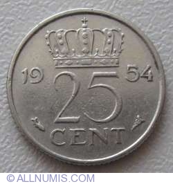 25 Cents 1954
