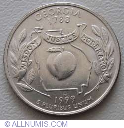 Image #1 of State Quarter 1999 D - Georgia