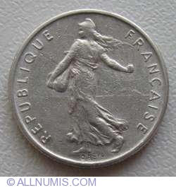 Image #2 of ½ Franc 1973