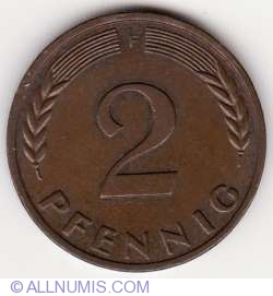 2 Pfennig 1962 F
