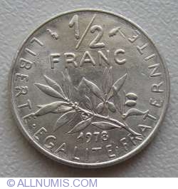Image #1 of 1/2 Franc 1978