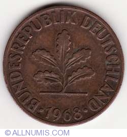 Image #2 of 2 Pfennig 1968 F
