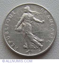 Image #2 of ½ Franc 1983