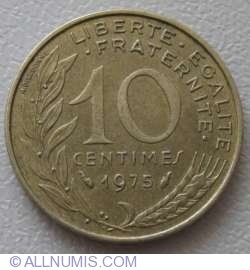 Image #1 of 10 Centimes 1975
