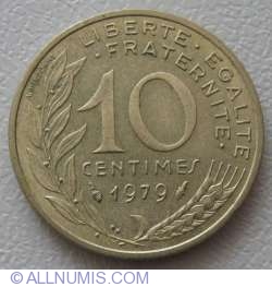 Image #1 of 10 Centimes 1979