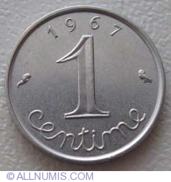 Image #1 of 1 Centime 1967