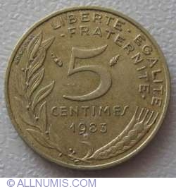 Image #1 of 5 Centimes 1983