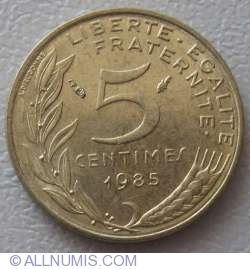 Image #1 of 5 Centimes 1985