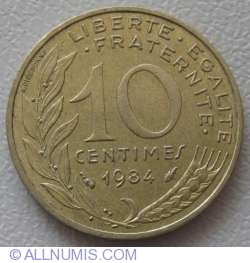 Image #1 of 10 Centimes 1984