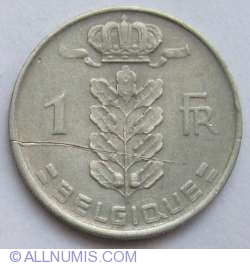 Image #1 of 1 Franc 1954 (Belgique)