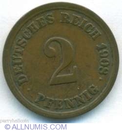 2 Pfennig 1908 F
