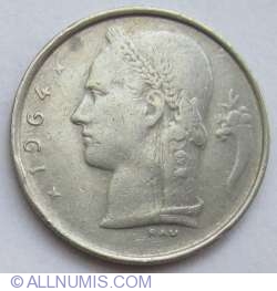 Image #2 of 1 Franc 1964 (Belgique)