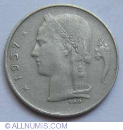 Image #2 of 1 Franc 1957 (Belgie)