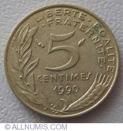 Image #1 of 5 Centimes 1990