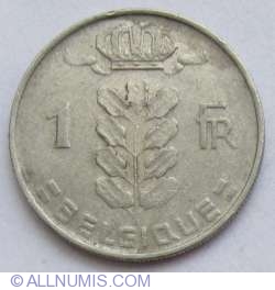 Image #1 of 1 Franc 1966 (Belgique)
