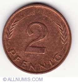 2 Pfennig 1993 F