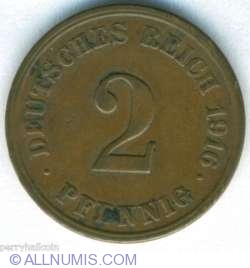 2 Pfennig 1916 E