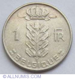 Image #1 of 1 Franc 1968 (Belgique)