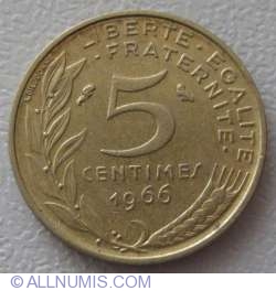 Image #1 of 5 Centimes 1966