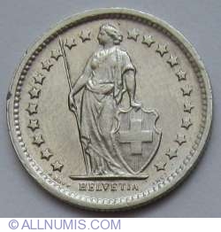 Image #2 of 1/2 Franc 1970