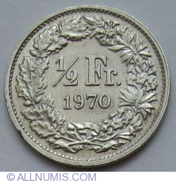 Image #1 of 1/2 Franc 1970