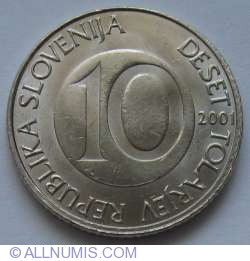 10 Tolars 2001