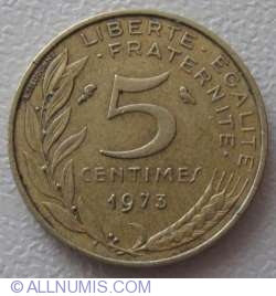 Image #1 of 5 Centimes 1973