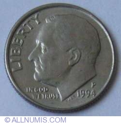 Image #2 of Dime 1994 P