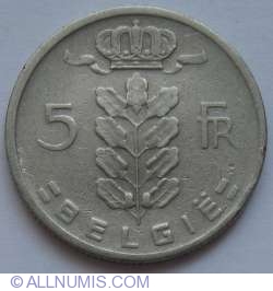 Image #1 of 5 Francs 1960 (Belgie)