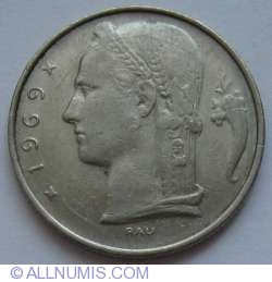 Image #2 of 5 Francs 1969 (Belgie)