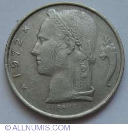 Image #2 of 5 Francs 1972 (Belgie)