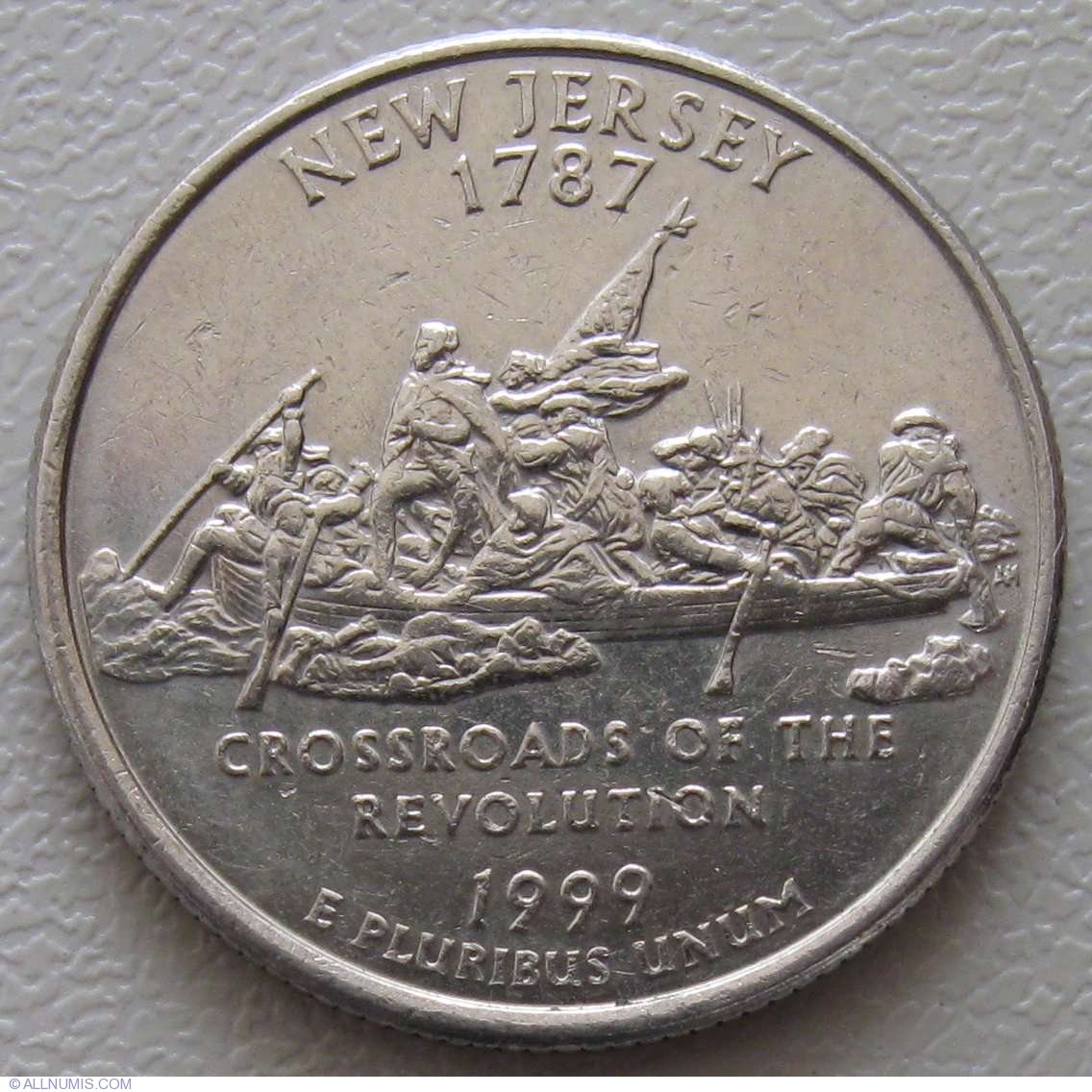 State Quarter 1999 D New Jersey Quarter 50 State Series 1999