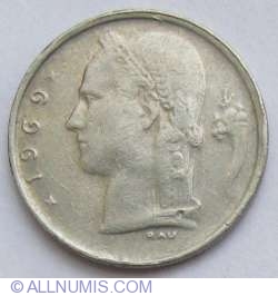 Image #2 of 1 Franc 1969 (Belgique)