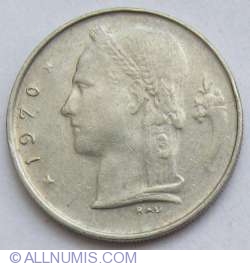 Image #2 of 1 Franc 1970 (Belgique)