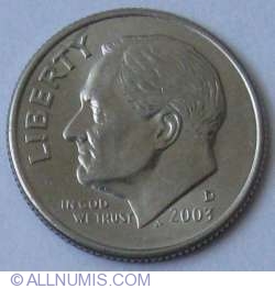 Image #2 of Dime 2003 D